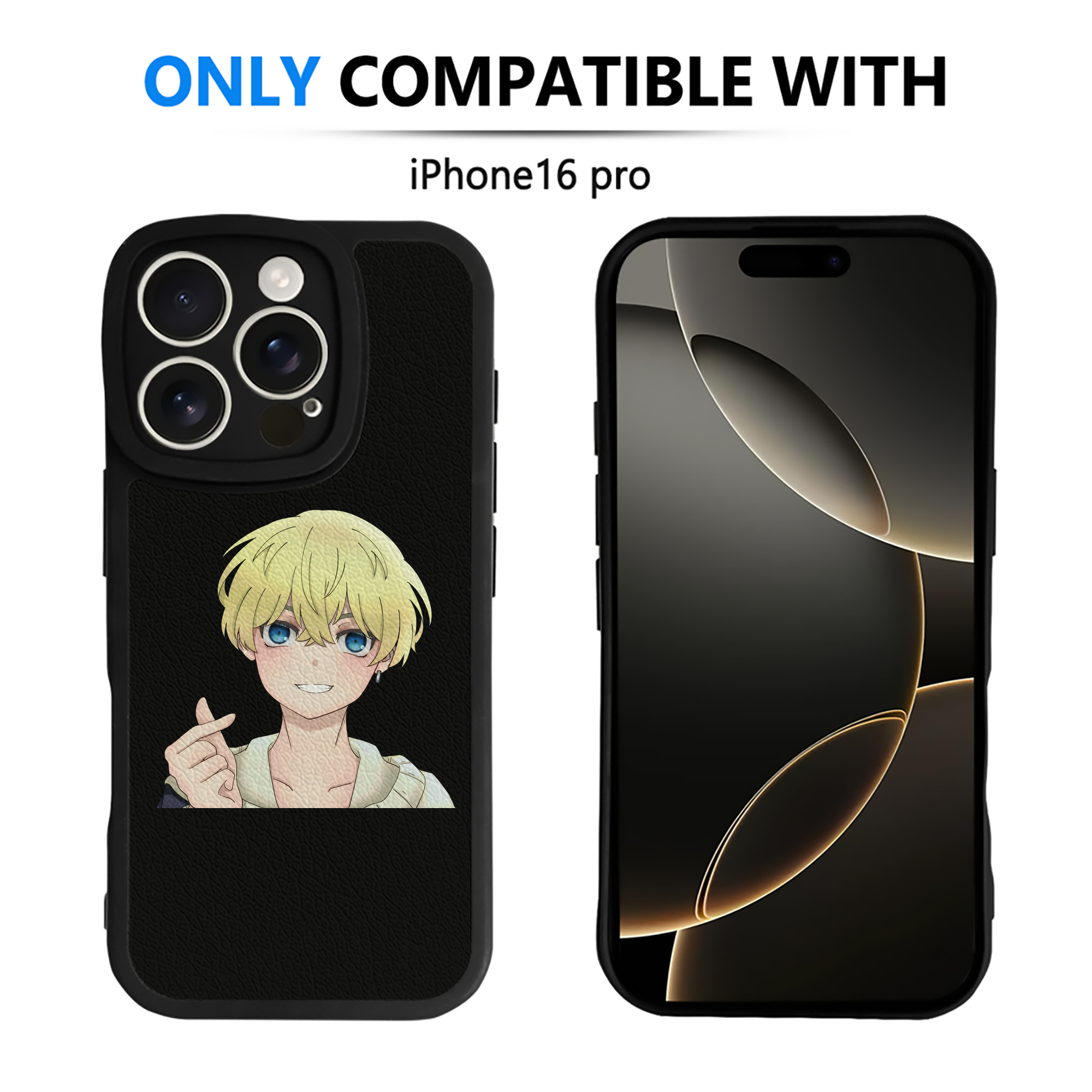 （画像用） 東京リベンジャーズ Tokyo Revengers 【iPhone 16シリーズ対応】シリコンスマホケース（レザー調） 材質：シリコン